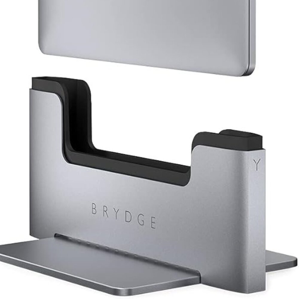 Brydge Space-Saving Laptop Stand | Vertical Docking Station (2016-2019)